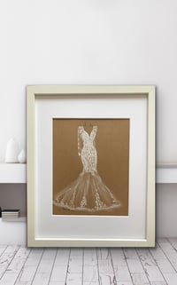 Image 3 of Custom bridal illustration 