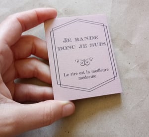 JE BANDE DONC JE SUIS - Mini-zine