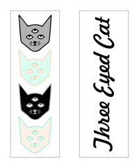 Three Eyed Cat bookmark