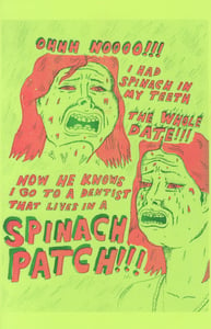 Image of Spinach Patch Date Risograph Print
