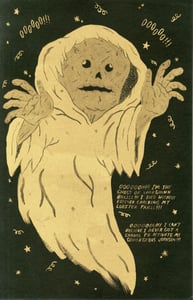 Image of The Ghost of Virgin Joe Risograph Print