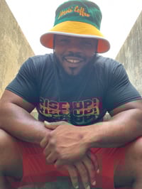 Two-tone Pan African Inspired Bucket Hat