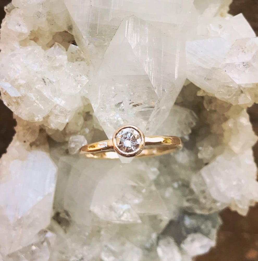 Image of Custom diamond ring for Jordan