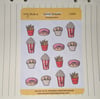Yummy Snacks Sticker Sheet