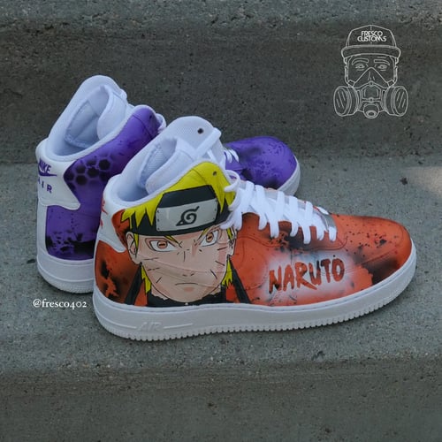 Image of Naruto Sasuke Custom Shoes