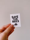 Save the Bees Sticker