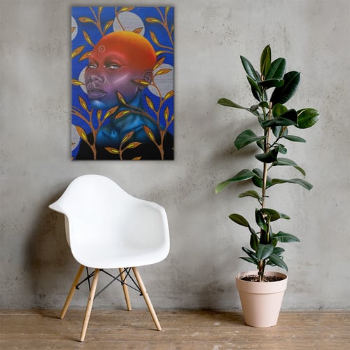 Image of Gold sun Rising Canvas Print