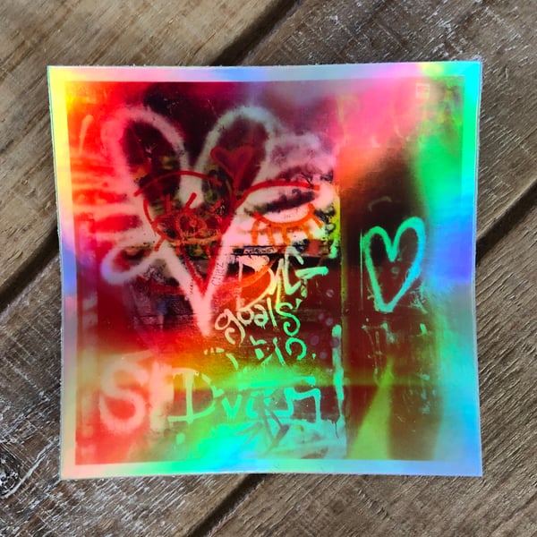 Image of Struck By Love Sticker