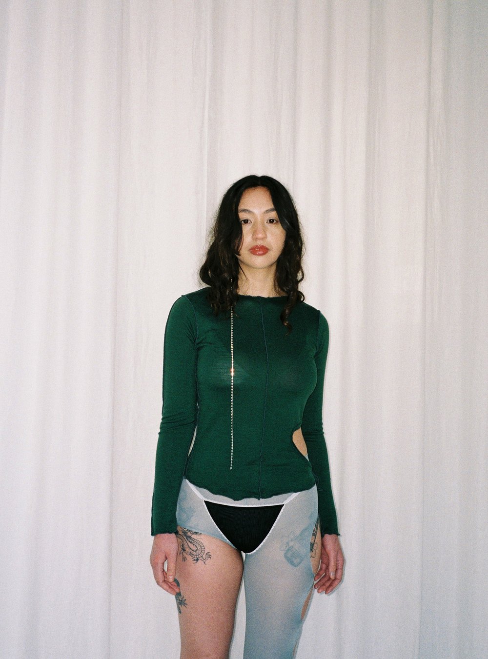 Image of No. 17 / Tricot L/S - Pine Green