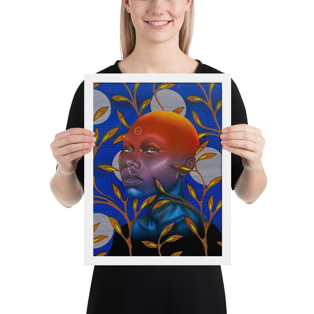Image of Gold Sun Rising Frame Art Print