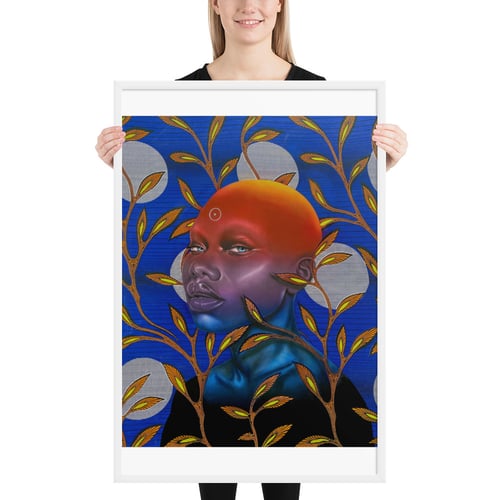 Image of Gold Sun Rising Frame Art Print