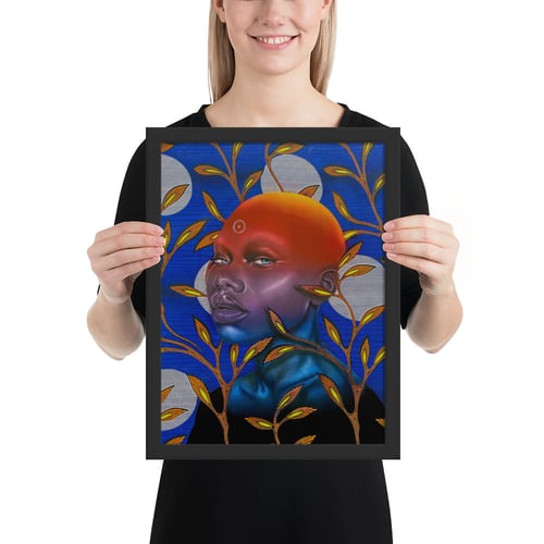 Image of Gold Sun Rising Frame Art Print