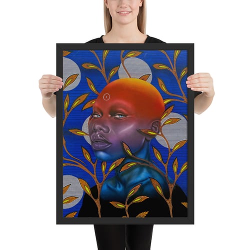 Image of Gold Sun Rising Frame Art Print