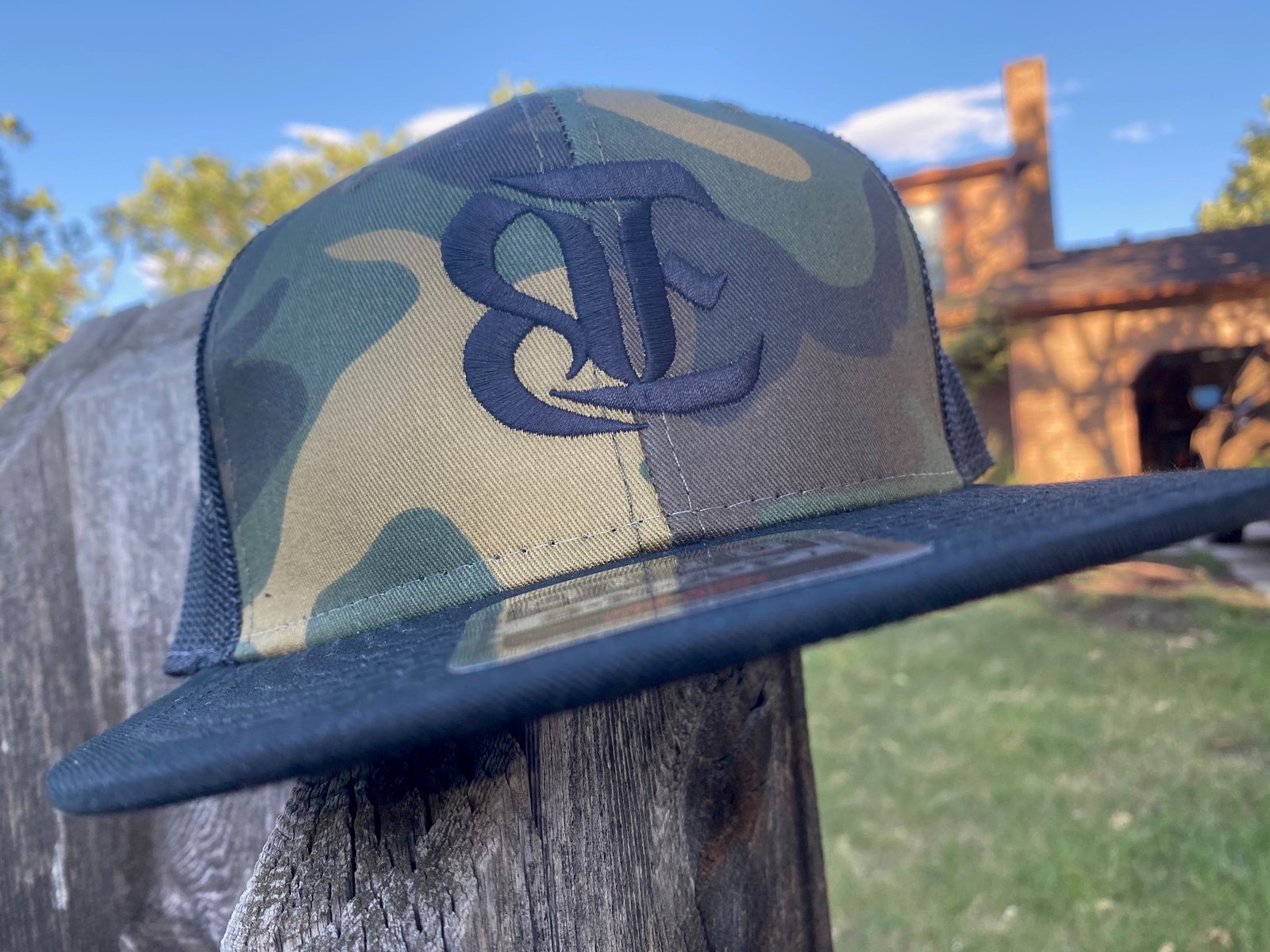 Camo trucker hat!