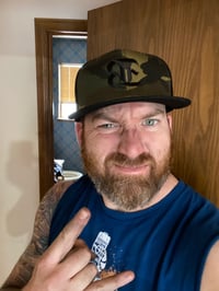 Image 3 of Camo trucker hat!