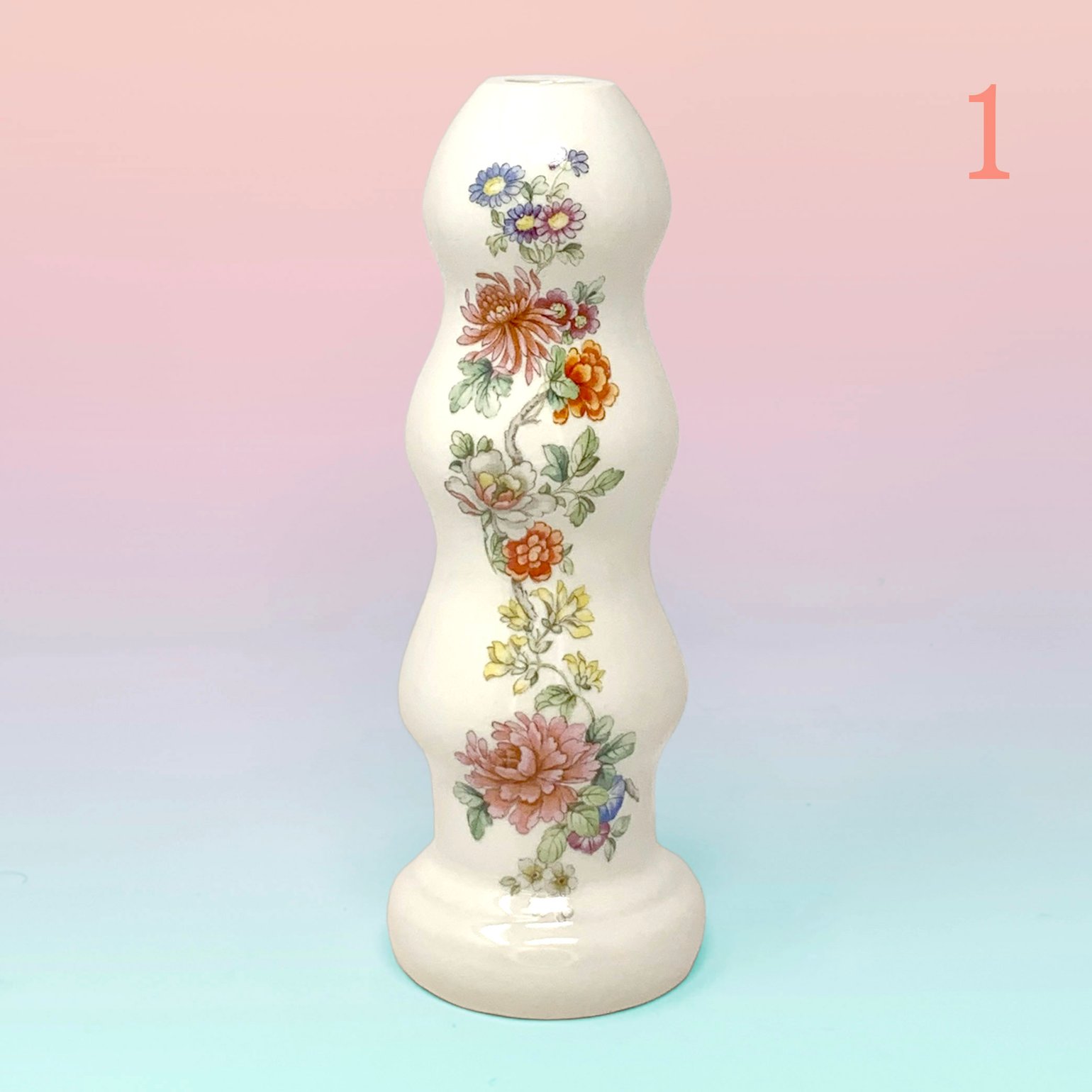 Image of Floral Butt Plug Vase - Medium