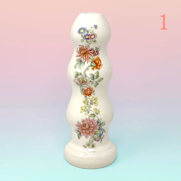 Image of Floral Butt Plug Vase - Medium