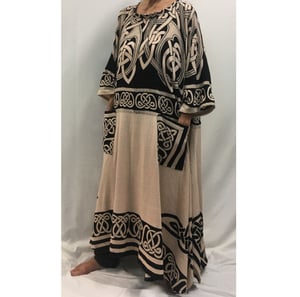 Image of Long  Dress/Caftan - One Size - Celtic/Ethnic Design  - Great for Lounging