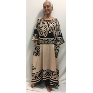 Image of Long  Dress/Caftan - One Size - Celtic/Ethnic Design  - Great for Lounging