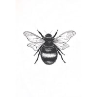 Original A4 drawing - Chubby bee