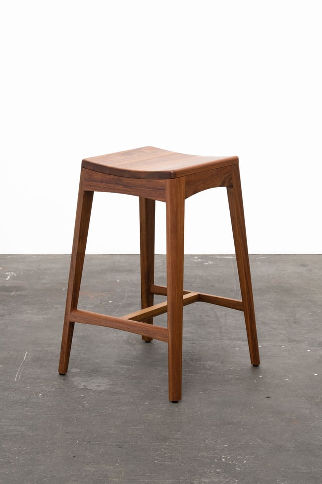 ROSE BARSTOOL IN TASMANIAN BLACKWOOD