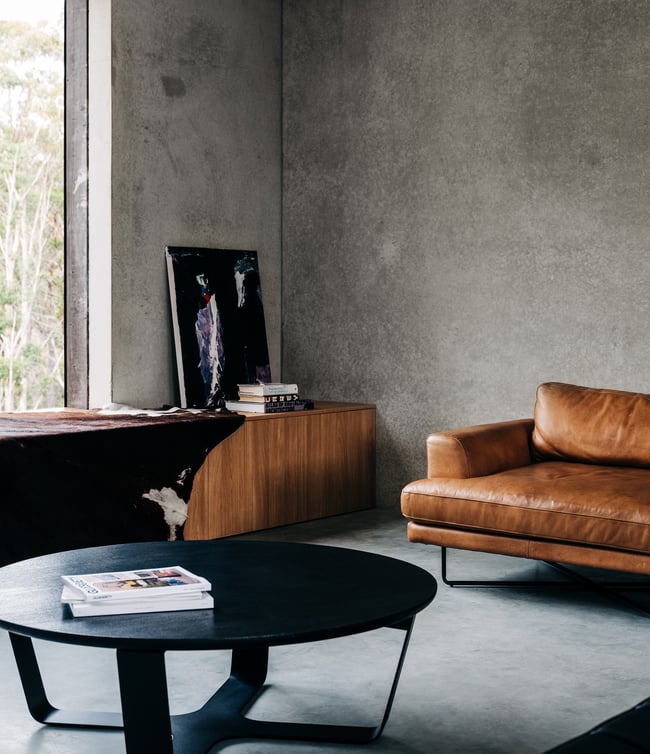 TORCHED COFFEE TABLE