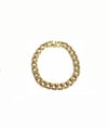 OVAL RHINESTONED CUBAN LINK ANKLETS 