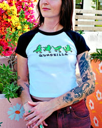 Dancing zillas raglan baby T