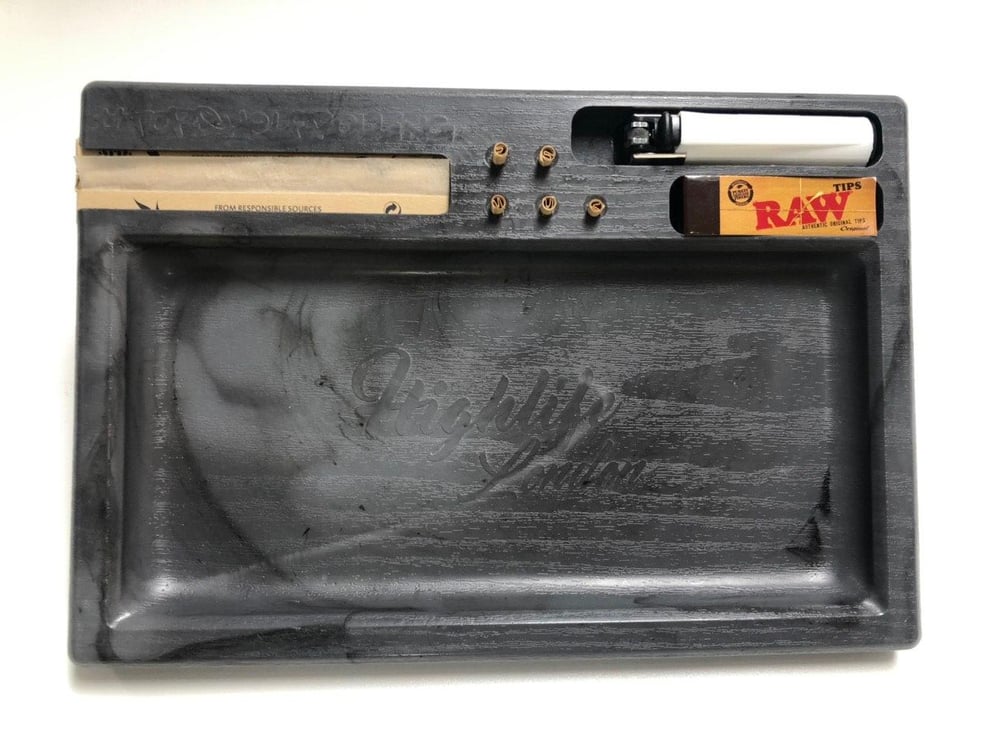 Epoxy Essential Rolling Tray (Slate) Highlife_ldn