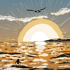 Wave Project Sunrise print