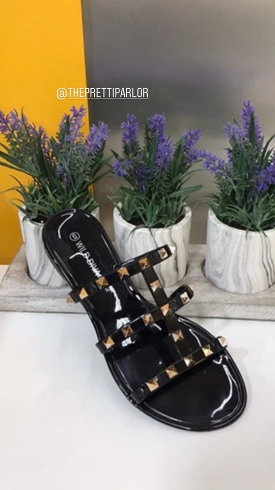 Image of BLACK JELLY Sandals 