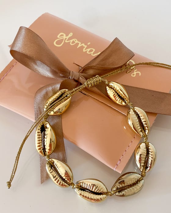 Image of SHELL JEWELS CAVIGLIERA CONCHIGLIE ORO/ARGENTO