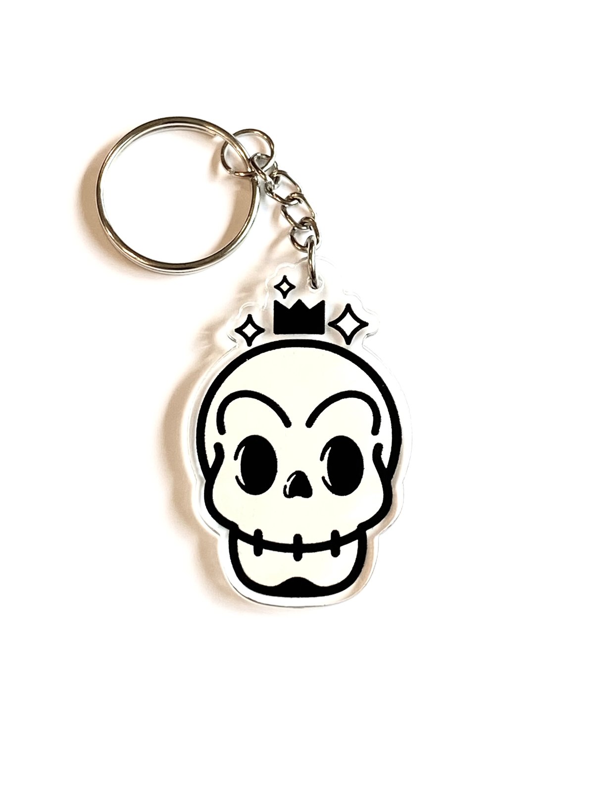 Image of Skull acrylic keychain 