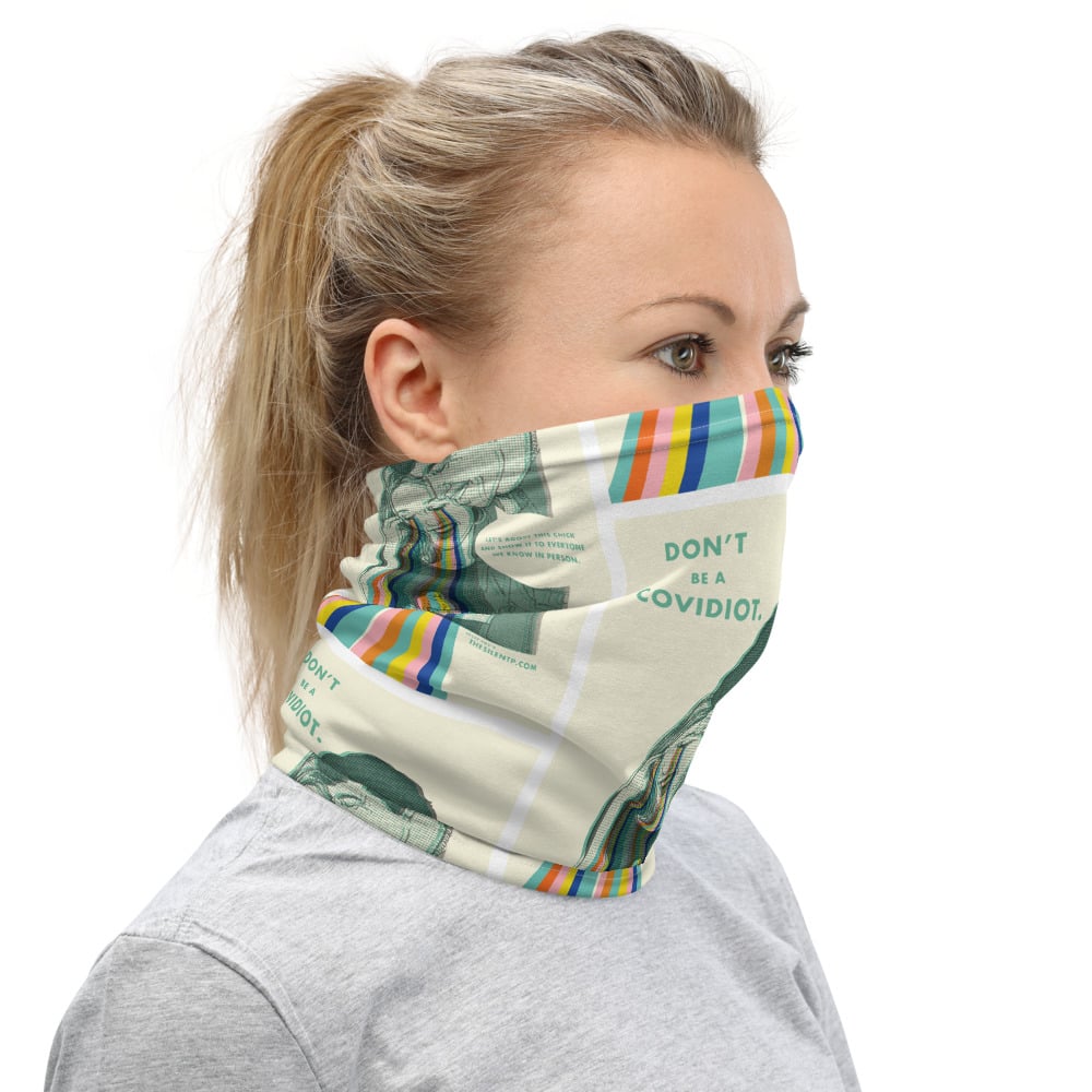 Don't Be a Covidiot Neck Gaiter