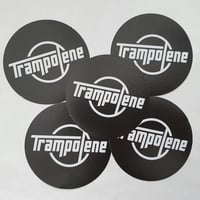 Image 1 of TRAMPOLENE logo sticker pack of five