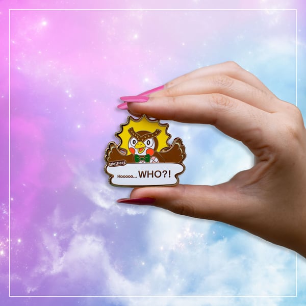 Image of Animal Crossing New Horizons Blathers Hard Enamel Pins