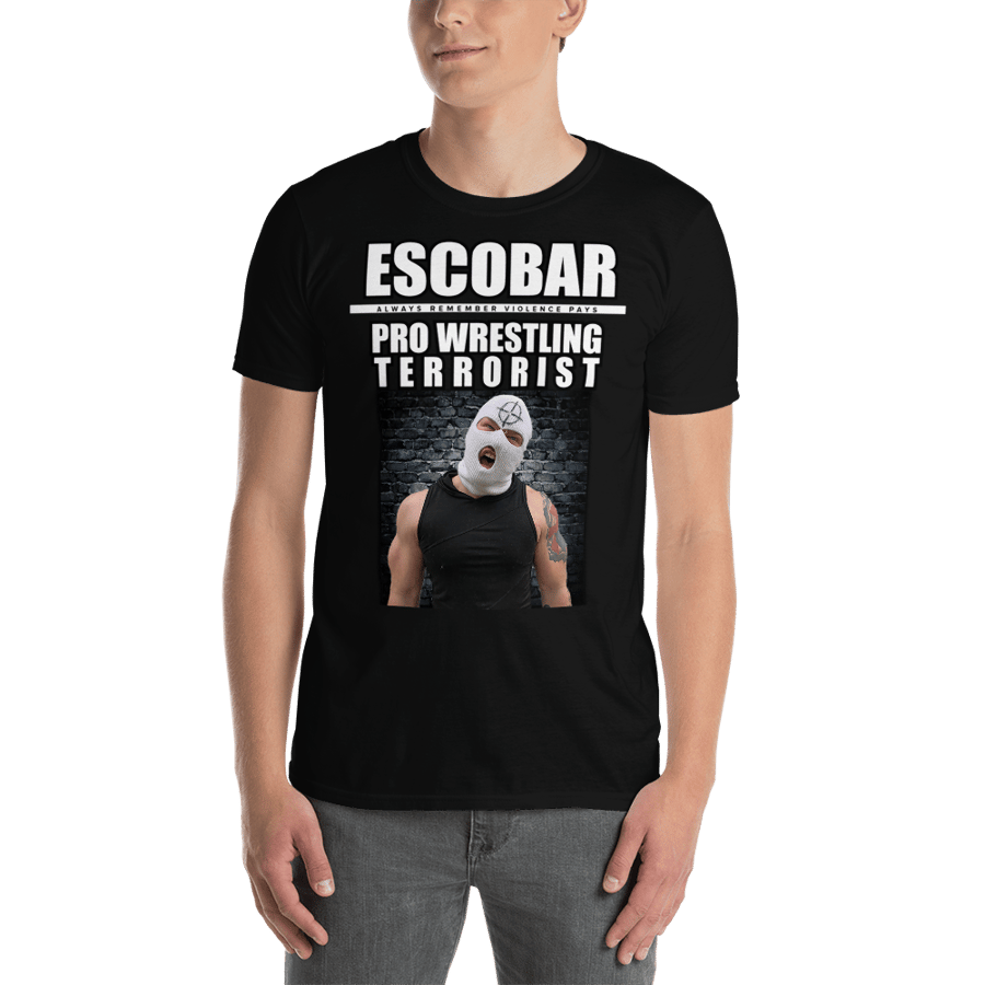 Image of JJ Escobar 'Pro Wrestling Terrorist' T-Shirt 