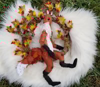 Image 1 of Fortune Fox Fiber Sculpture Wall Art 
