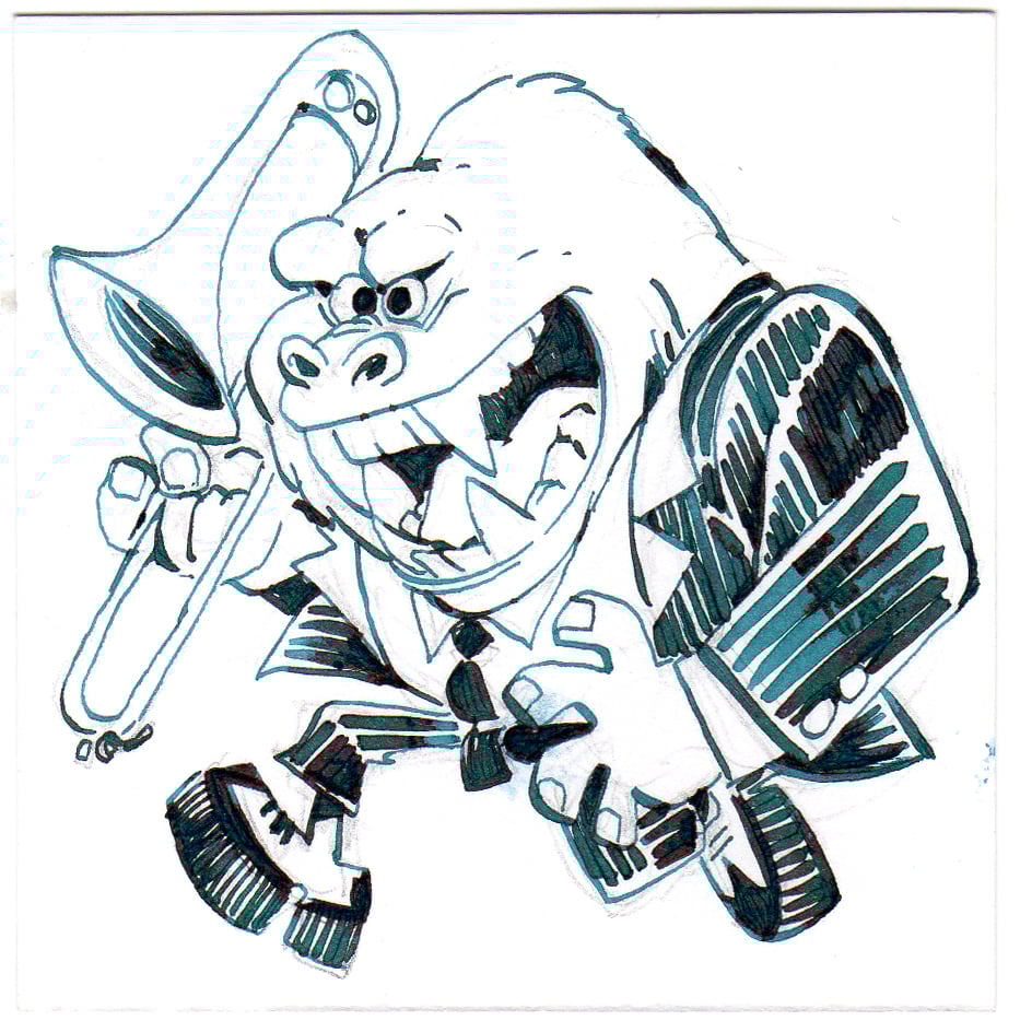 Image of Ink Drawing Commission 4"x4" (limited availability)