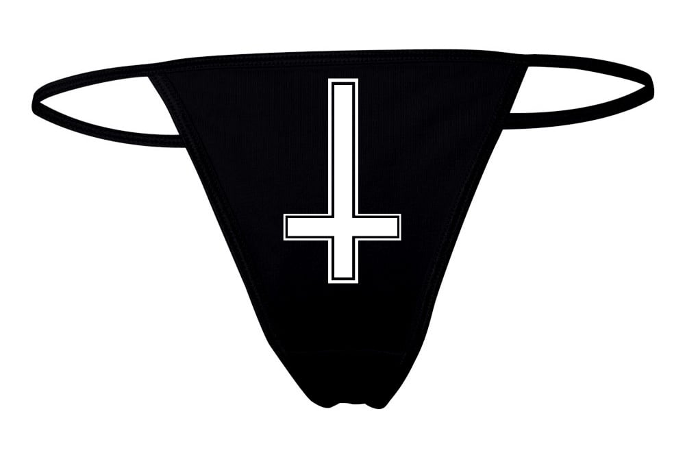 INVERTED CROSS Thong Panties PRE-ORDER