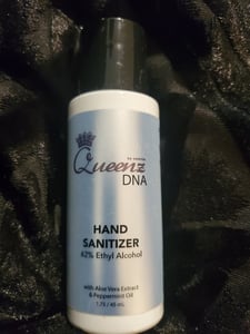 Image of Queenz DNA Hand Sanitizer w/Aloe Vera Extract & Peppermint Oil