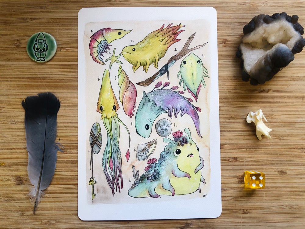 Image of Many Tidebeasts Print