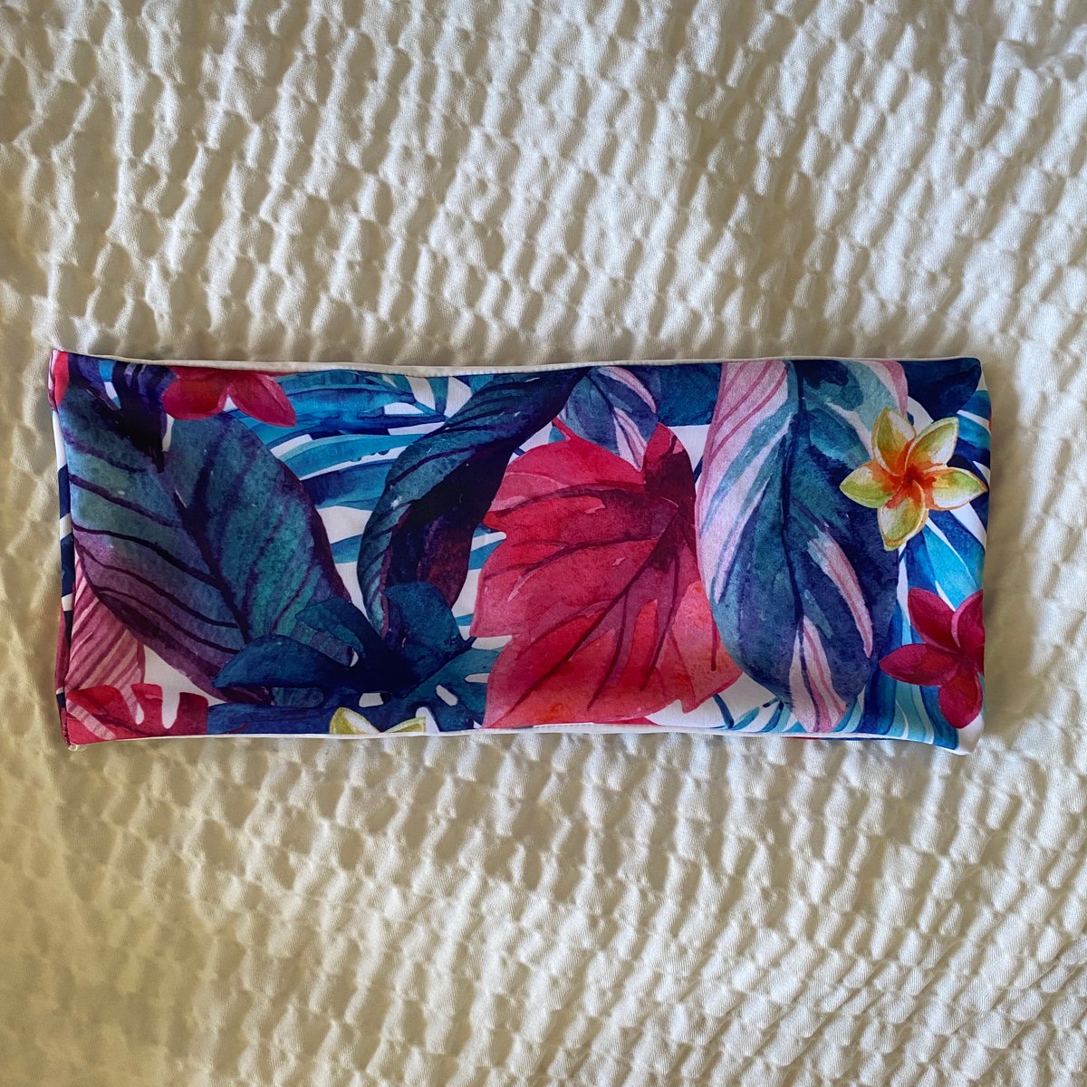 Image of SAMPLE BANDEAU : WATER COLOR TROPICS X WHITE 