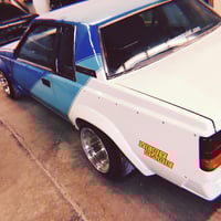 Image 3 of 1982-1985 Toyota Celica Fiberglass Rear Flared Coupe Overfenders