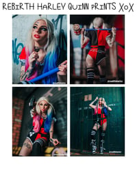 HQ REBIRTH HARLEY QUINN PHOTOSHOOT PRINTS 8X4