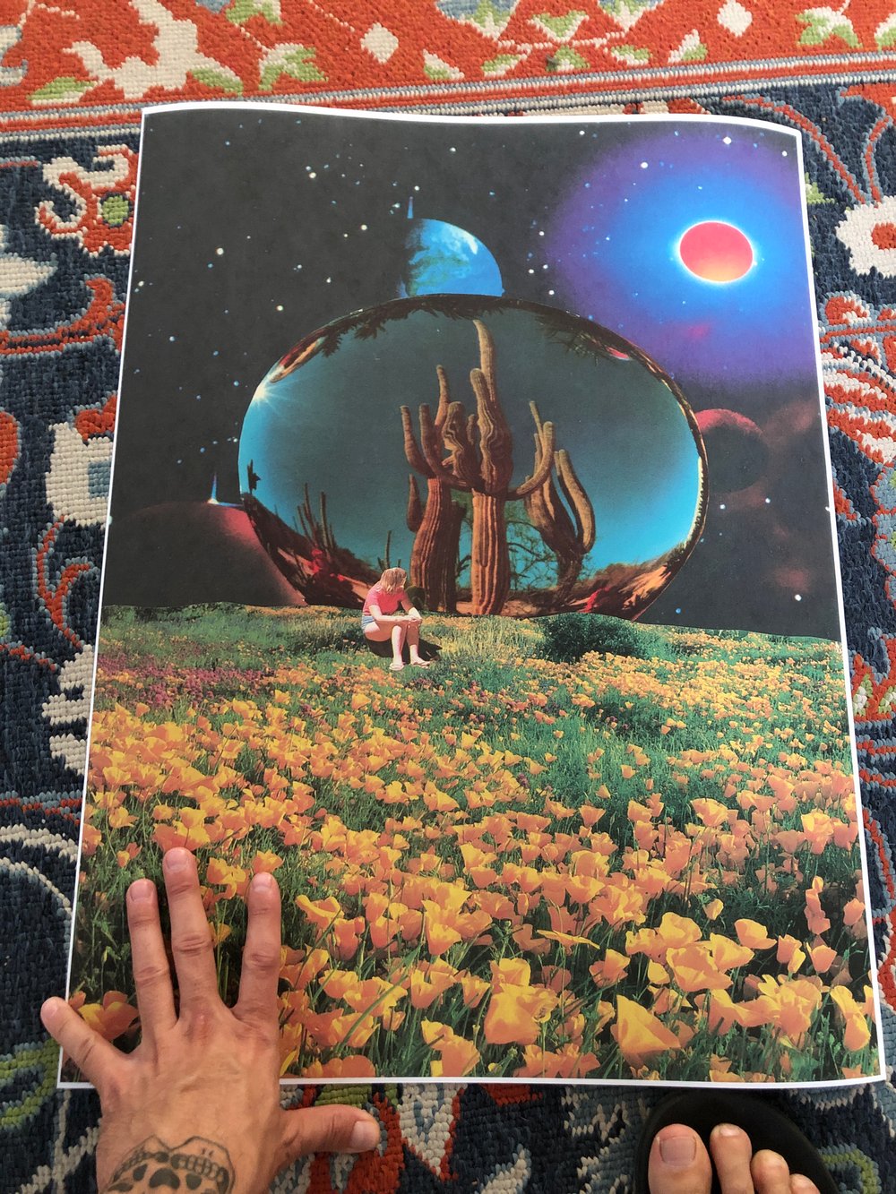 Desert psychedelica poster 