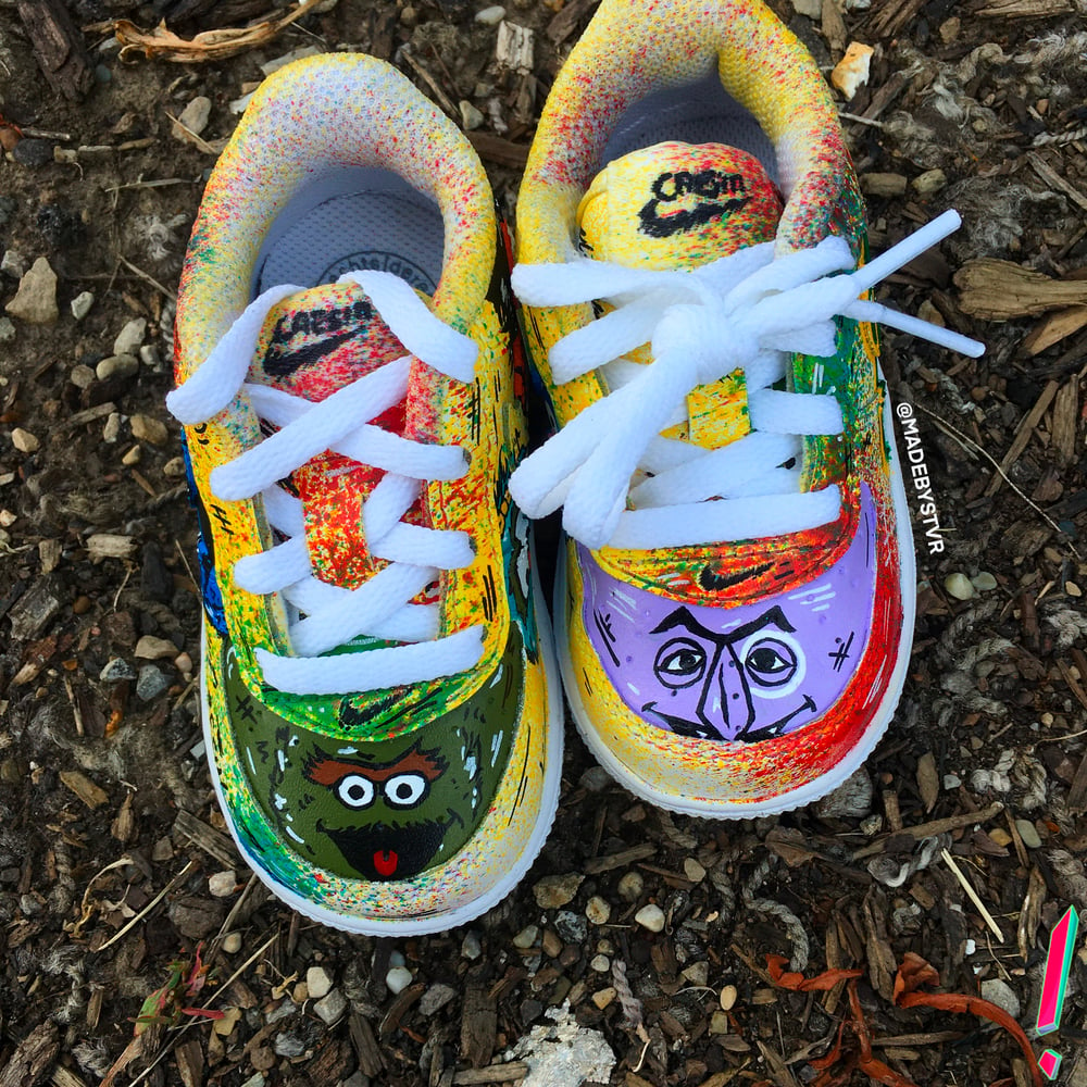 AF1 Low Sesame Street freestyle ( READ DESCRIPTION) U.S ONLY