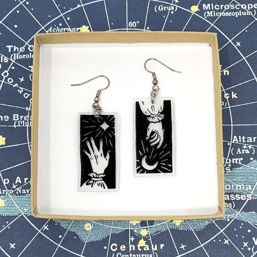 Celestial Hands earrings