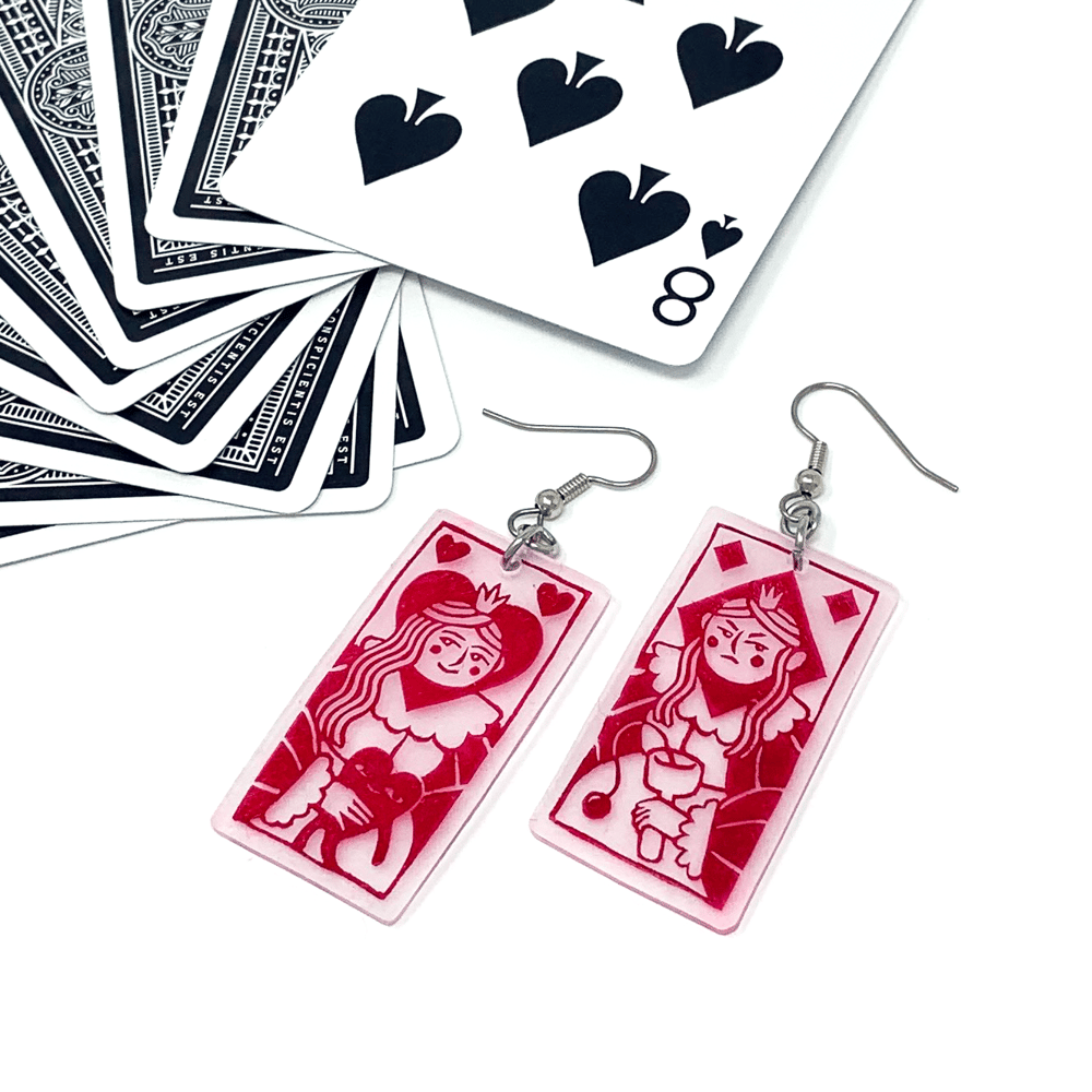 Red Queens earrings