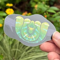 Image 2 of Emerald Tree Boa Holo Sticker